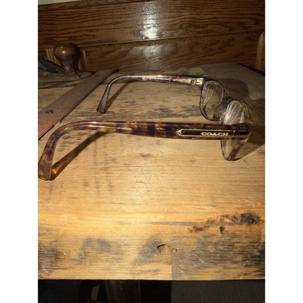 COACH HC 6065 5287 (CONFETTI LIGHT BROWN) AUTHENTIC EYEGLASSES 51-17 FRAMES ONLY